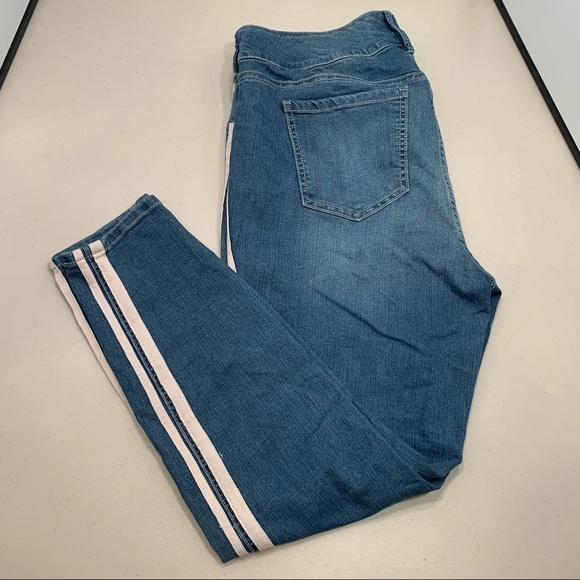 Torrid Jegging Adult Size 18R Blue Skinny Ankle High Rise Women - Picture 2 of 12
